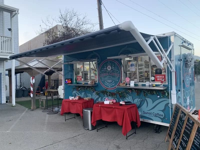 After — Installation of a new awning on a food truck